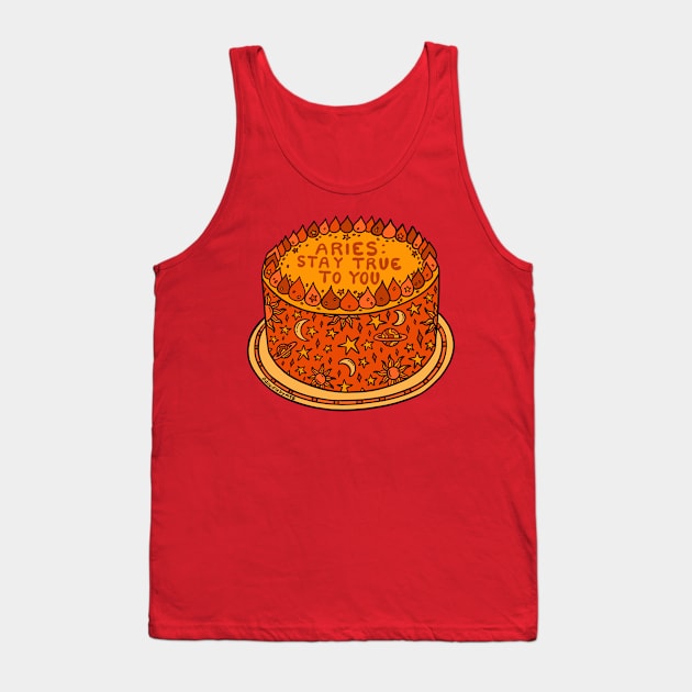 Aries Cake Tank Top by Doodle by Meg